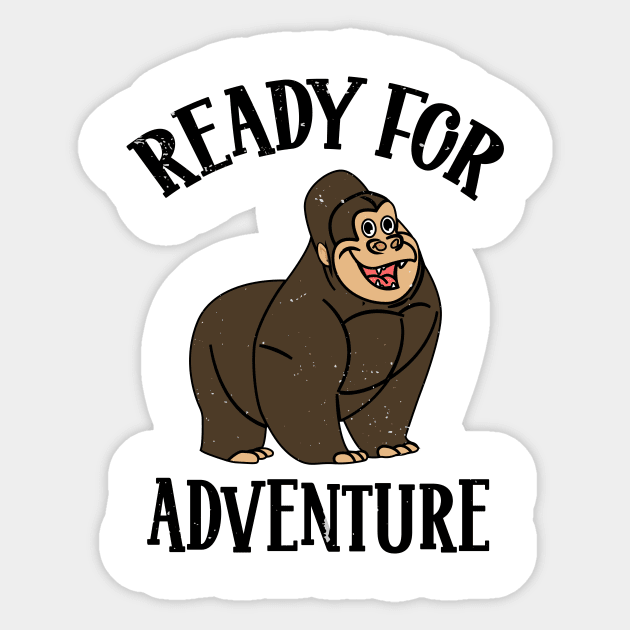 Curious George Ready For Adventure George Smiling Sticker by KRMOSH